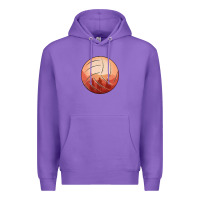 Purple Cowboy Sunset Volleyball Premium Hoodie - Bettercallsaul