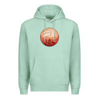 Seafoam Cowboy Sunset Volleyball Premium Hoodie - Bettercallsaul