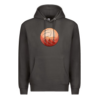Smoke Cowboy Sunset Volleyball Premium Hoodie - Bettercallsaul