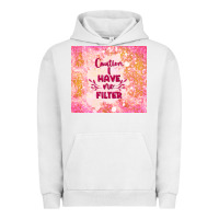 Pigment Lunar Rock caution i have no filter Urban Hoodie - TumblerDesignByShophia