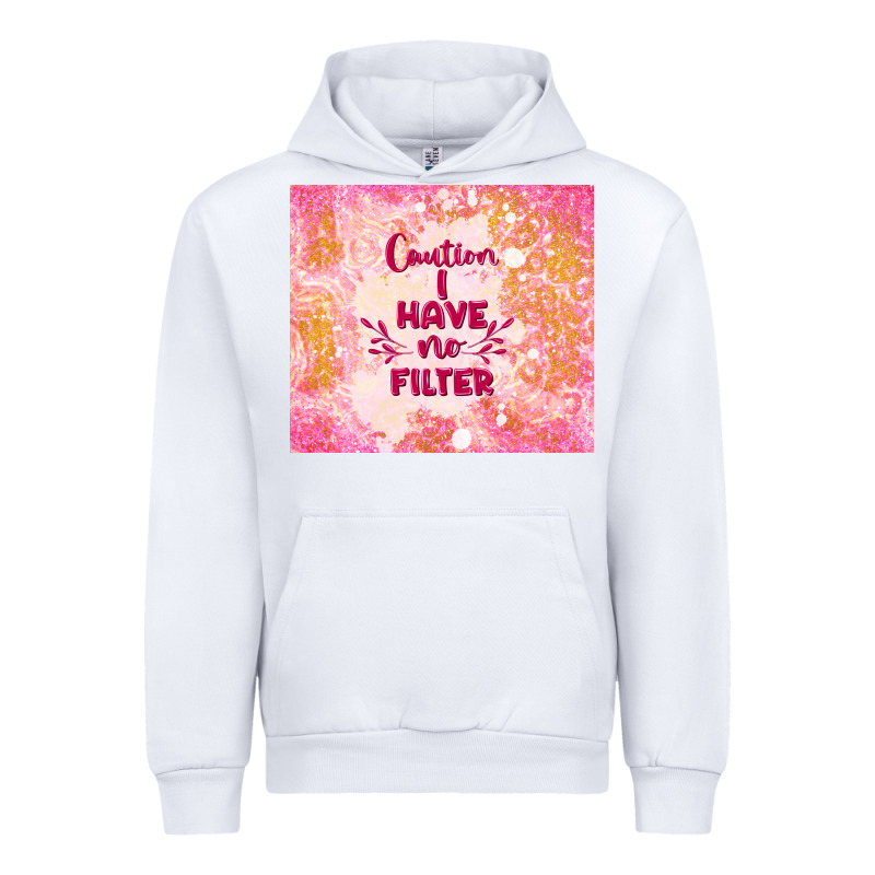 Caution I Have No Filter Urban Hoodie by TumblerDesignByShophia | Teevron