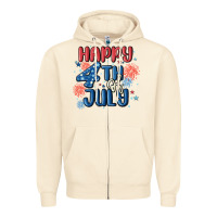 Sandshell happy 4th of july Zipper Hoodie - MaliasSmallBusiness