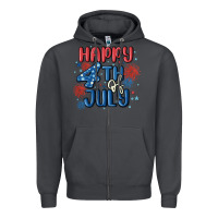 Smoke happy 4th of july Zipper Hoodie - MaliasSmallBusiness