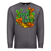 Charcoal Heather St.Patrick's Good Luck Premium Sweatshirt - BundleAndBundleShop