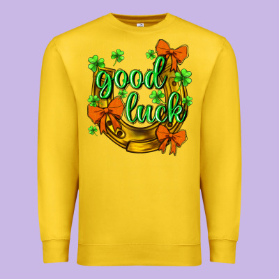 St.patrick's Good Luck Premium Sweatshirt Designed By Bundleandbundleshop