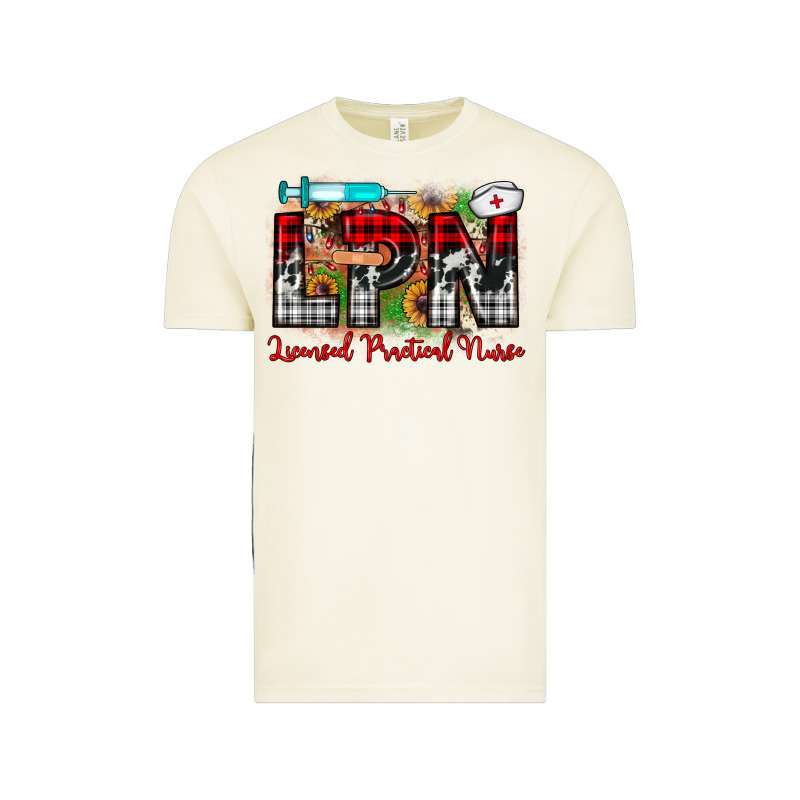 Christmas Lpn Licensed Practical Nurse Vintage Tee by JahusDesignShop | Teevron