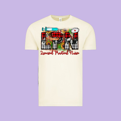 Christmas Lpn Licensed Practical Nurse Vintage Tee Designed By Jahusdesignshop