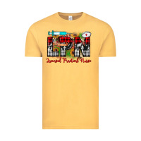 Vintage Mustard christmas lpn licensed practical nurse Vintage Tee - JahusDesignShop