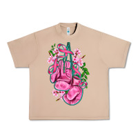 Burro cancer boxing gloves with ribbon Urban Heavy Tee - AdoDesignShop