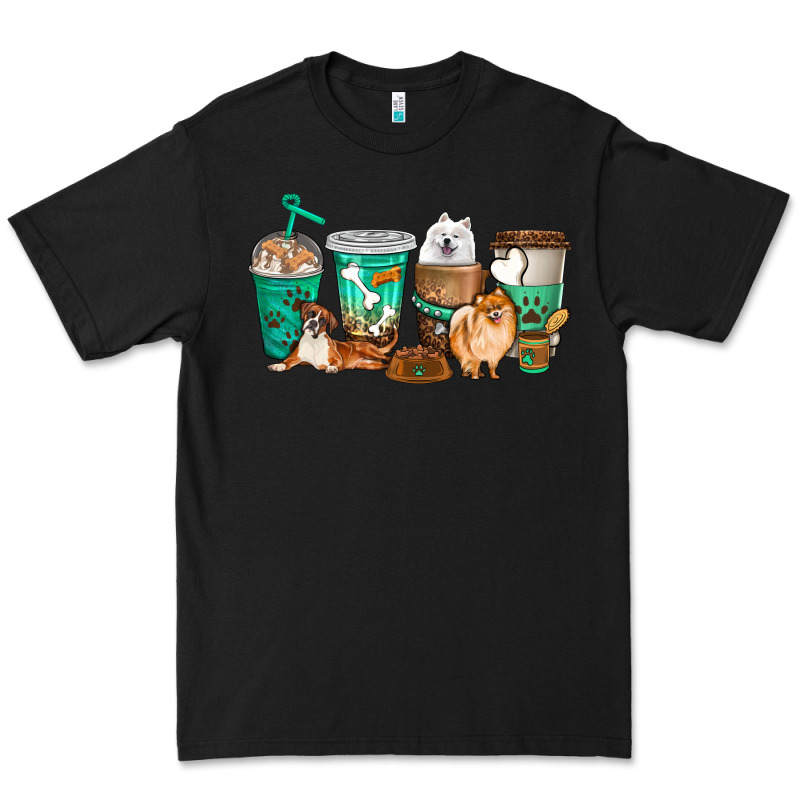 Dog Coffee Cups Premium Tee by texasbilliewilder | Teevron
