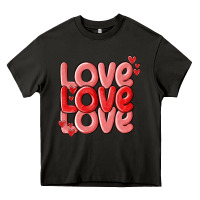 Asphalt love valentines day Heavy Core Tee - MaliasSmallBusiness