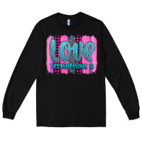 Black love corinthians 13 valentine's day brushstroke Long Sleeve Tee - AdoDesignShop