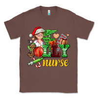 Chestnut jolly nurse with Christmas element Classic Tee - AdoDesignShop