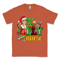 Copper jolly nurse with Christmas element Classic Tee - AdoDesignShop