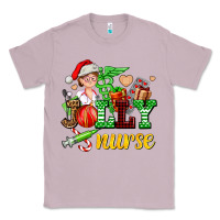 Lilac jolly nurse with Christmas element Classic Tee - AdoDesignShop