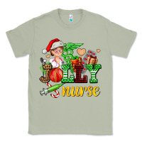Matcha jolly nurse with Christmas element Classic Tee - AdoDesignShop