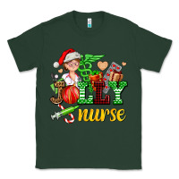 Sports Green jolly nurse with Christmas element Classic Tee - AdoDesignShop