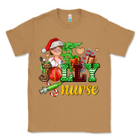 Toasted Coconut jolly nurse with Christmas element Classic Tee - AdoDesignShop