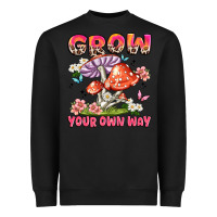 Black grow your own way Heavyweight Sweatshirt - JahusDesignShop