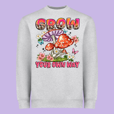 Grow Your Own Way Heavyweight Sweatshirt Designed By Jahusdesignshop