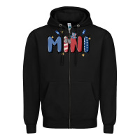 Black 4th july mini Zipper Hoodie - MaliasSmallBusiness