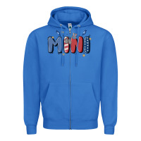 True Royal 4th july mini Zipper Hoodie - MaliasSmallBusiness