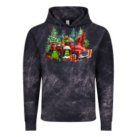 Cloud Black merry christmas truck afro gnomies Vintage Hoodie - FaDigitalArtStudio
