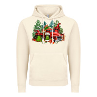 Vintage Artic merry christmas truck afro gnomies Vintage Hoodie - FaDigitalArtStudio