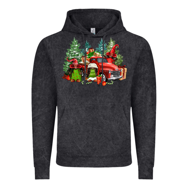 Merry Christmas Truck Afro Gnomies Vintage Hoodie by FaDigitalArtStudio | Teevron