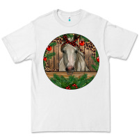 White Christmas Horse Premium Tee - RanaPortraitStore