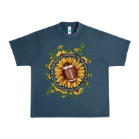 Midnight Navy football gemstone sunflower Urban Heavy Tee - JahusDesignShop