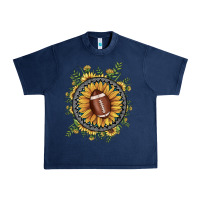 Navy football gemstone sunflower Urban Heavy Tee - JahusDesignShop