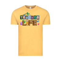 Vintage Mustard teacher life Vintage Tee - AdoDesignShop