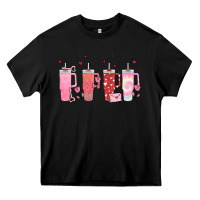 Black obsessive cup disorder valentines day Heavy Core Tee - MaliasSmallBusiness
