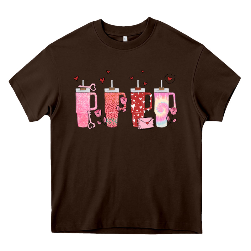 Obsessive Cup Disorder Valentines Day Heavy Core Tee by MaliasSmallBusiness | Teevron