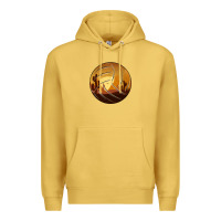 Antique Gold Desert Cactus Sunset Volleyball Premium Hoodie - Bettercallsaul
