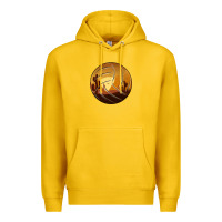 Lemon Desert Cactus Sunset Volleyball Premium Hoodie - Bettercallsaul