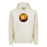 Oatmeal Heather Desert Cactus Sunset Volleyball Premium Hoodie - Bettercallsaul