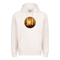 Pale Pink Desert Cactus Sunset Volleyball Premium Hoodie - Bettercallsaul