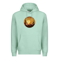 Seafoam Desert Cactus Sunset Volleyball Premium Hoodie - Bettercallsaul