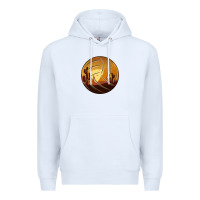 White Desert Cactus Sunset Volleyball Premium Hoodie - Bettercallsaul