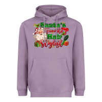 Santas Favorite Hair Stylist Heavyweight Hoodie | Teevron
