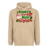 Mushroom santas favorite hair stylist Heavyweight Hoodie - MaliasSmallBusiness