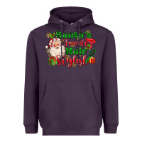Plum santas favorite hair stylist Heavyweight Hoodie - MaliasSmallBusiness