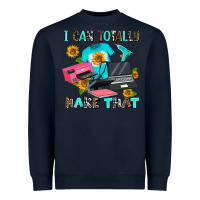 Navy i can totally make that Heavyweight Sweatshirt - AdoDesignShop