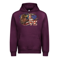 Mauve Wine Love America Eagle 4th of july Urban Hoodie - HowdyJamesFarm