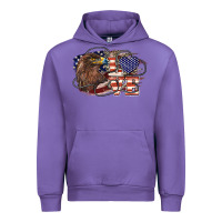 Tulip Love America Eagle 4th of july Urban Hoodie - HowdyJamesFarm
