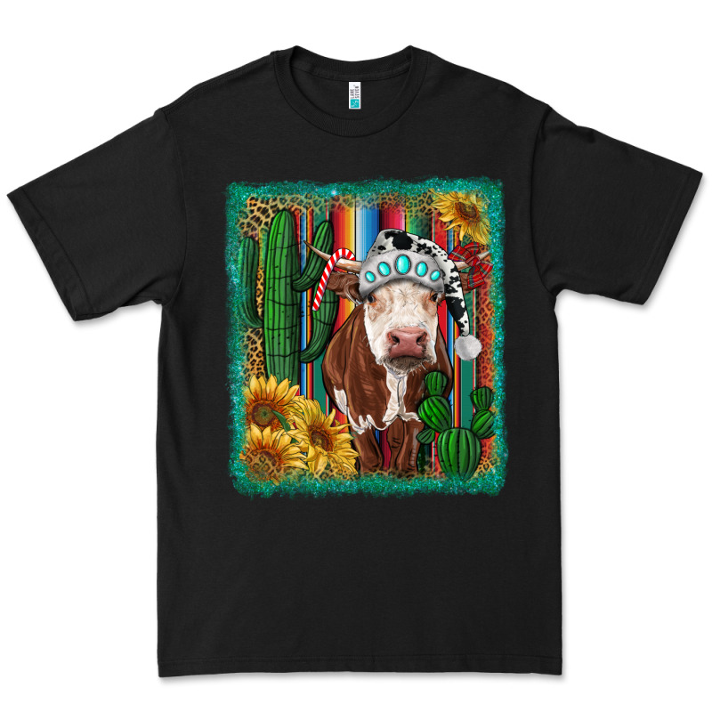 Western Christmas Cow Premium Tee by RanaPortraitStore | Teevron