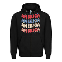 Black america Zipper Hoodie - MaliasSmallBusiness