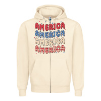 Sandshell america Zipper Hoodie - MaliasSmallBusiness